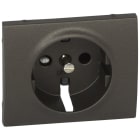 LEGRAND - Tapa para toma 2P + TT lateral obturador protección GALEA bronce