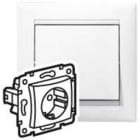 LEGRAND - Base de corriente Valena - 2P+T - bornes auto con obturador - 10/16A-230V~ - Blanco