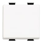 BTICINO - Conmutador Màtix 16 AX-230 V~ - borne auto - 2 módulos - Blanco