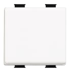 BTICINO - Pulsador luminoso Màtix 10A - 250V~ - borne auto - 2 módulos - Blanco