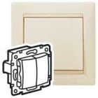 LEGRAND - Interruptor Valena - doble - unipolar - 10 AX - 250V~ - Marfil