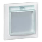 LEGRAND - Placa embellecedora estanca Valena con tapa (IP44) de 1 elemento de color blanco