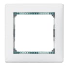 LEGRAND - Placa embellecedora Valena de 1 elemento de color blanco/cristal