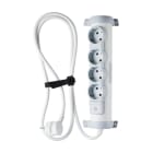 LEGRAND - Base múltiple CONFORT 4 tomas cable 1,5m con interruptor