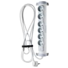 LEGRAND - Base múltiple CONFORT 6 toma scable 3m con interruptor