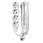 LEGRAND - Base múltiple STD 4x2P + TT cable 3m sin interruptor