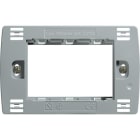 BTICINO - Soporte de tornillos para placas Luna 3 módulos