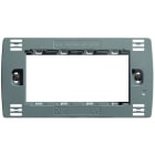 BTICINO - Soporte de tornillos para placas Luna 4 módulos