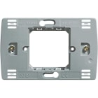 BTICINO - Soporte de tornillos para placas Luna 2 módulos centrados