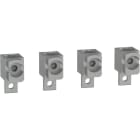 Schneider Electric - Juego bornes de aluminio para cables hasta 240mm² Cu o Al (4u)