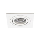JISO - Foco Technical cuadrado empotrable orientable blanco técnico