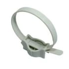 APOLO - ABRAZADERA UNIVERSAL CON BRIDA, NYLON, DIAM 16 A 32MM, GRIS, 100 UN