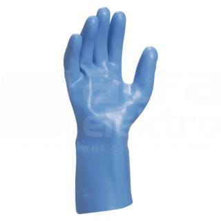 DELTA PLUS - Guante de latex con soporte algodón azul talla 7,5