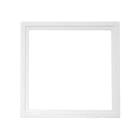 JISO - Pre-marco empotrable downlight cuadrado blanco técnico