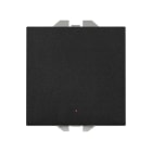 SIMON - Interruptor bipolar piloto SIMON 270-EMPOTRAR 16 AX negro mate