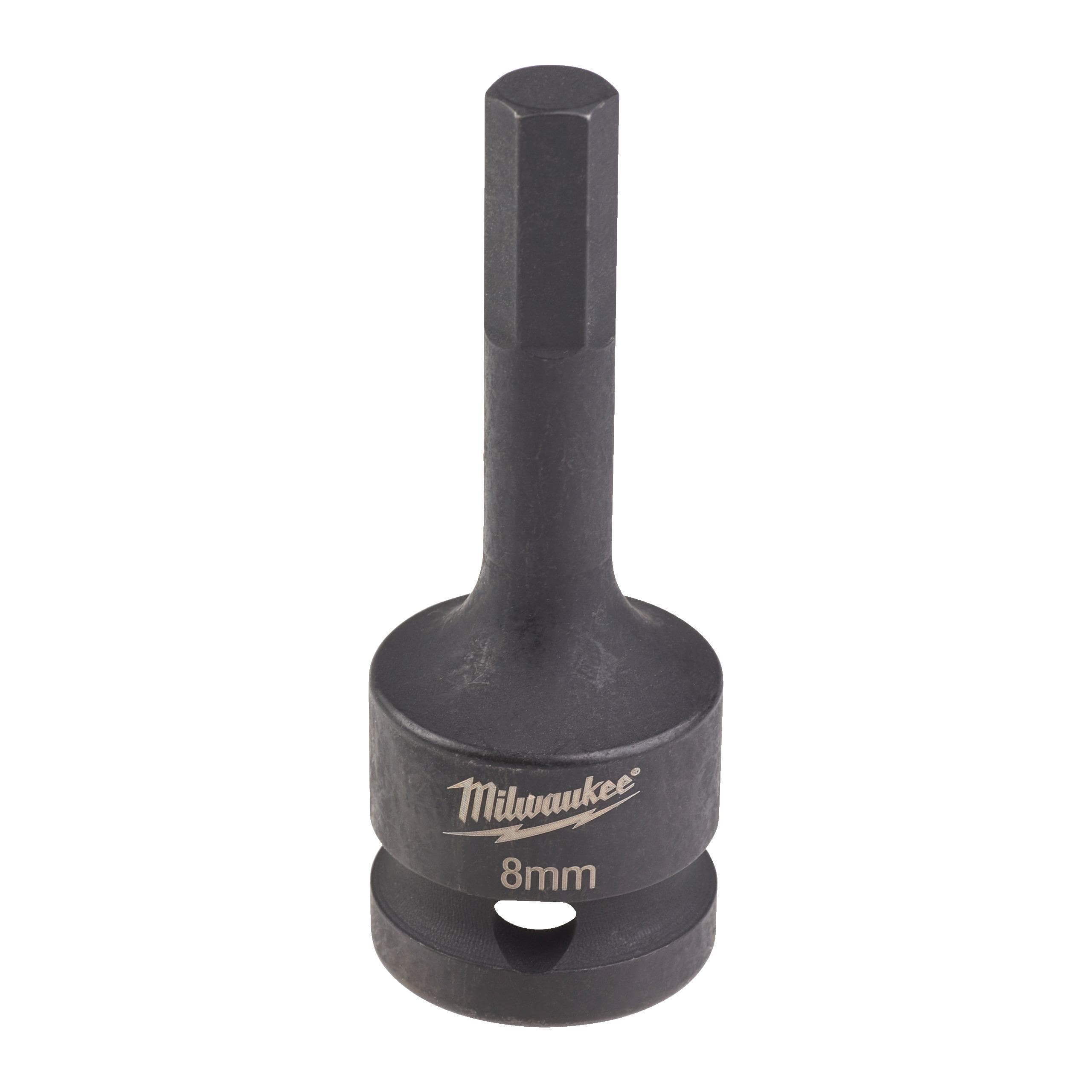 MILWAUKEE - VASOS DE IMPACTO 1/2" MACHO HEX 8