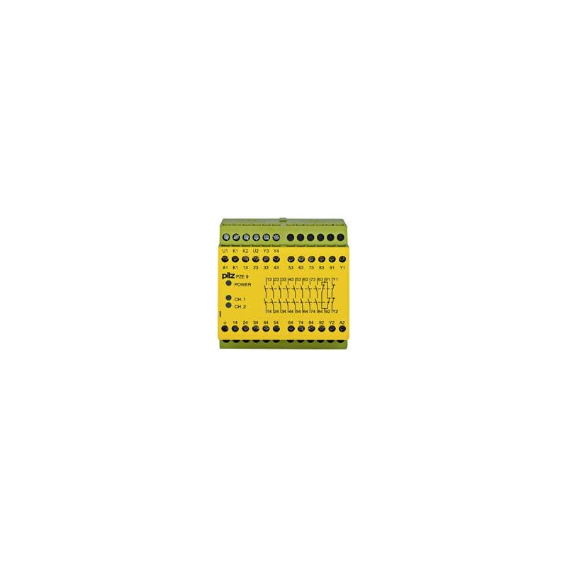 PILZ - PZE 9 110-120VAC 8n/o 1n/c