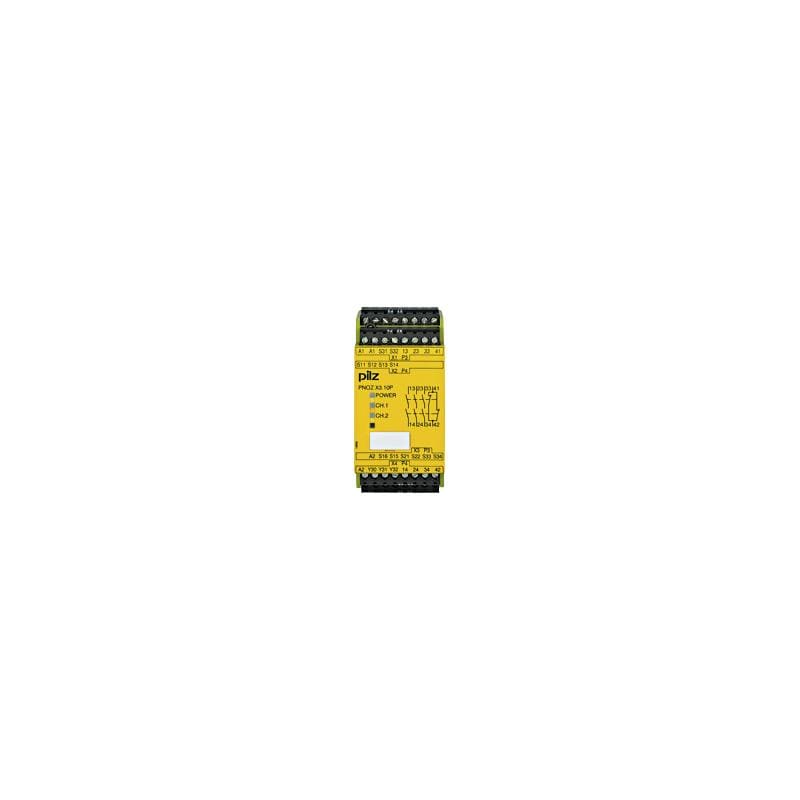 PILZ - PNOZ X3.10P  24VACDC 3n/o 1n/c 1so