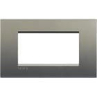 BTICINO - Placa embellecedora Livinglight de color Avenue - 4 módulos