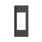 BTICINO - Placa + soporte Livinglight instalación en perfilería - 1 módulo - Antracita