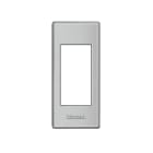 BTICINO - Placa + soporte Livinglight instalación en perfilería - 1 módulo - Tech