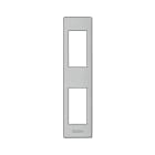 BTICINO - Placa + soporte Livinglight instalación en perfilería - 1 + 1 módulo - Tech