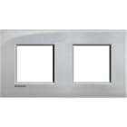 BTICINO - Placa embellecedora Livinglight AIR de color Tech - 2 x 2 módulos