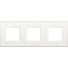 BTICINO - Placa embellecedora Livinglight AIR de color Blanco - 2 x 3 módulos