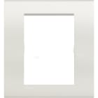 BTICINO - Placa embellecedora Livinglight de color Blanco - 3 + 3 módulos