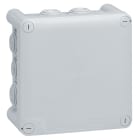 LEGRAND - Caja de derivación Plexo IP55, cuadrada. Dimensiones: 130x130x74mm. 10 entradas de membrana. Color gris