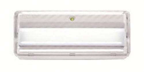LUZNOR - Luminaria emergencia serie L LED 118lm 2h difusor transparente