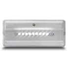 LUZNOR - Luminaria emergencia L LED sin permanente 150lm 1h difusor suave