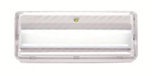LUZNOR - Luminaria emergencia serie L LED 235lm 1h difusor transparente
