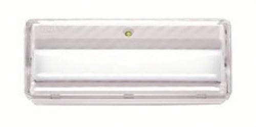 LUZNOR - Luminaria emergencia serie L LED 353lm 1h difusor transparente