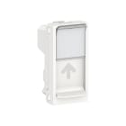 Schneider Electric - Caratula RJ45 1 modulo Keystone polar