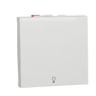 Schneider Electric - Pulsador 2 módulos símbolo luz polar