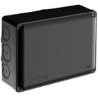 SOLERA - Caja estanca Ybox de conexión 220x170x80mm sin conos en color negro
