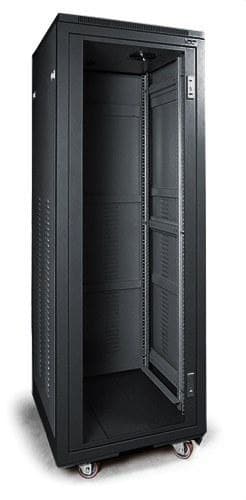 FONESTAR - Armario rack 19" 40U metálico puerta transparente 2 cierre negro