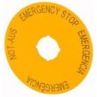 MOELLER - PLACA PARADA EMERG. M22-XAK2