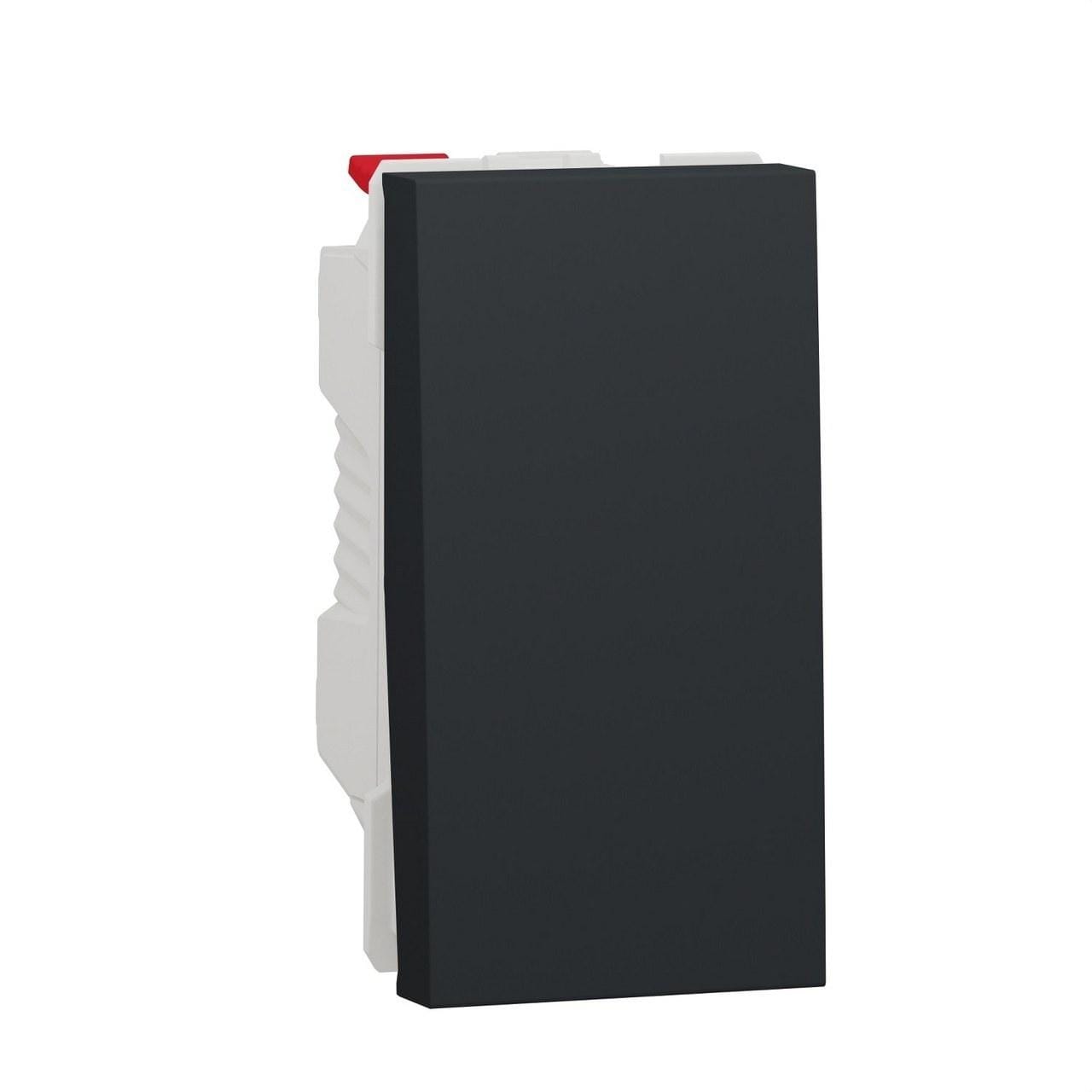 Schneider Electric - Interruptor 1 modulo antracita