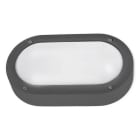 LEDS-C4 - Aplique BASIC IP66 oval aluminio E27 15W gris urbano