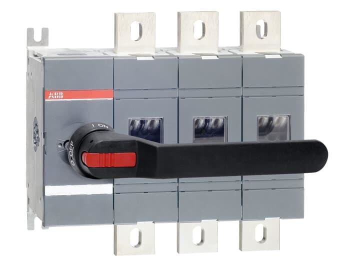 ABB - Interruptor seccionador OT1000E03P con mando frontal