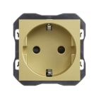 SIMON - Base de enchufe Schuko embornamiento tornillo bronce