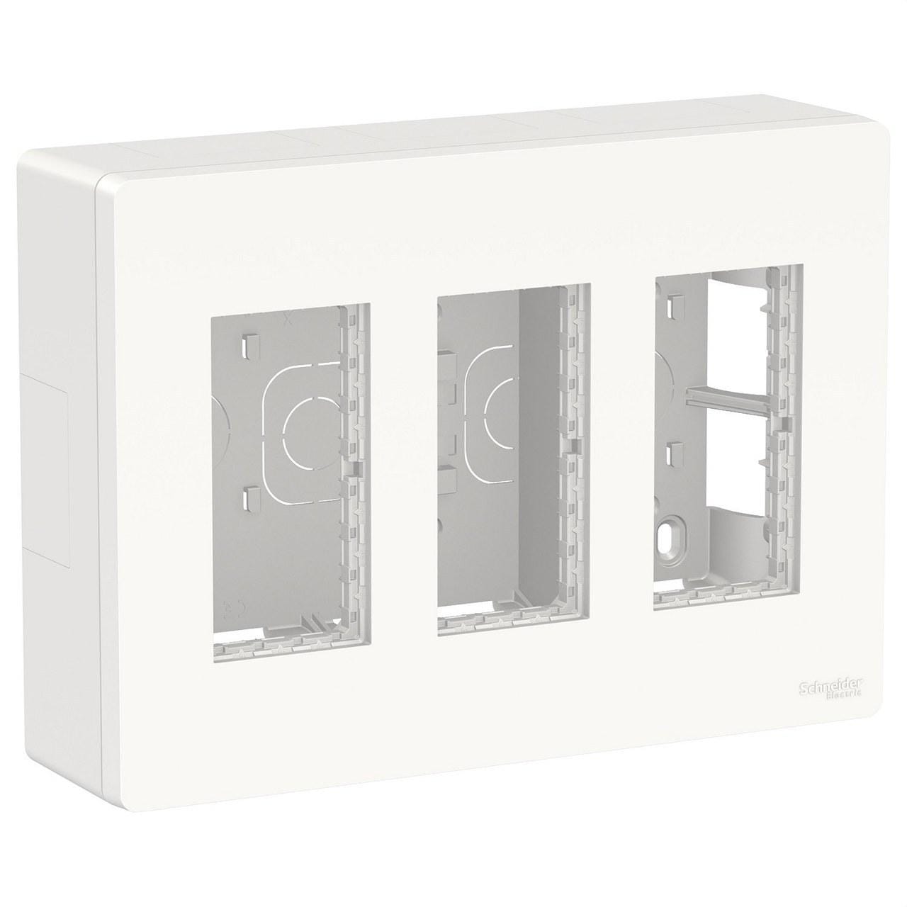 Schneider Electric - Puesto de trabajo 3 columnas superficie polar