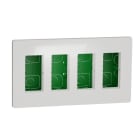 Schneider Electric - Puesto de trabajo 4 columnas empotrar polar