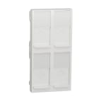 Schneider Electric - Tapa Cuádruple RJ45 Keystone polar