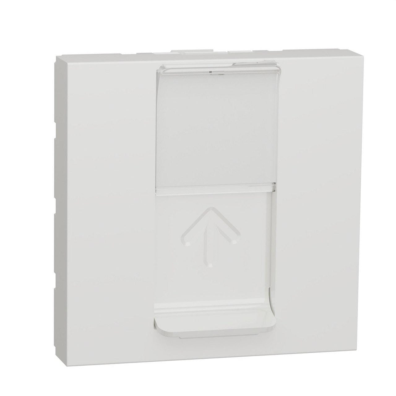 Schneider Electric - Caratula RJ45 2 módulos Keystone polar
