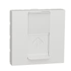 Schneider Electric - Caratula RJ45 2 módulos Keystone polar