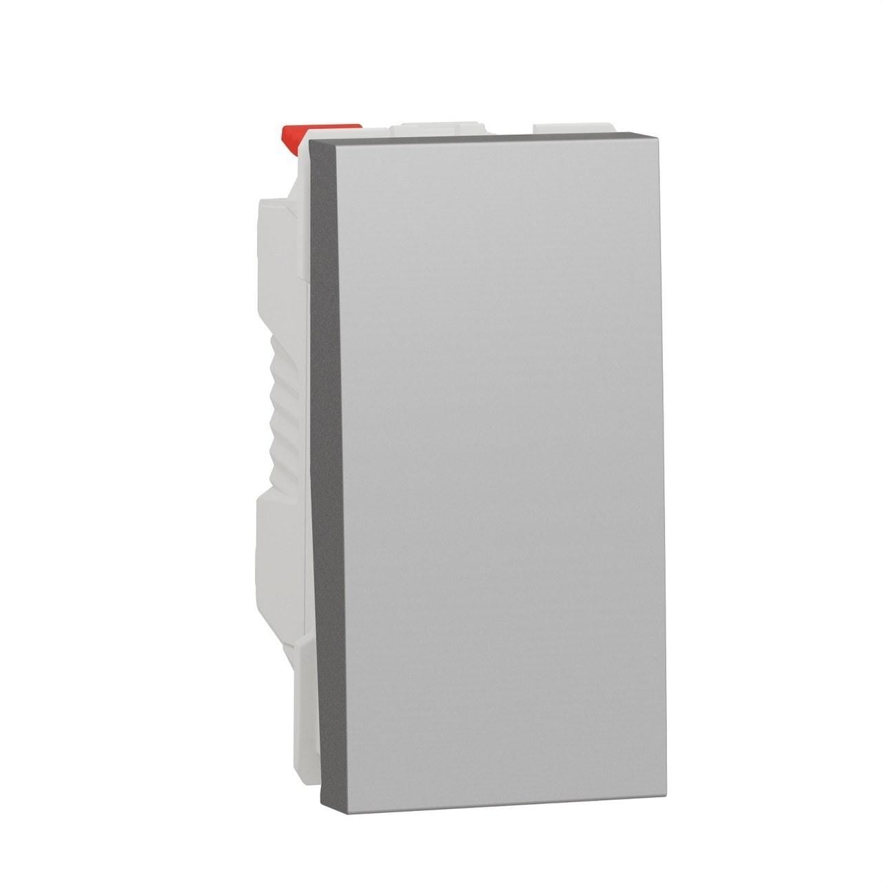 Schneider Electric - Conmutador 1 modulo aluminio