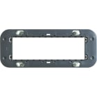 BTICINO - Soporte a tornillos para placas Axolute 6 módulos